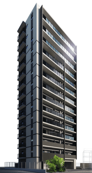 プレサンス ロジェ 都島ディアプレイス　外観完成予想図