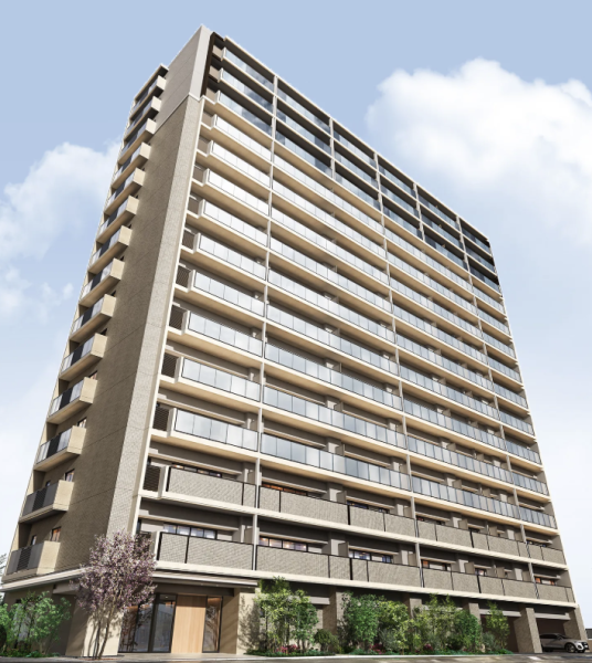 ファイル:リビオ八戸ノ里駅前 外観完成予想図.png