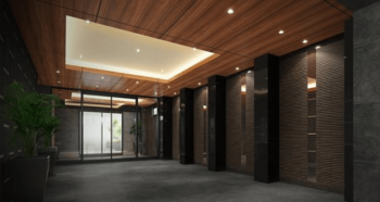 オープンレジデンシア桜並木ガーデン　エントエランスホール完成予想図