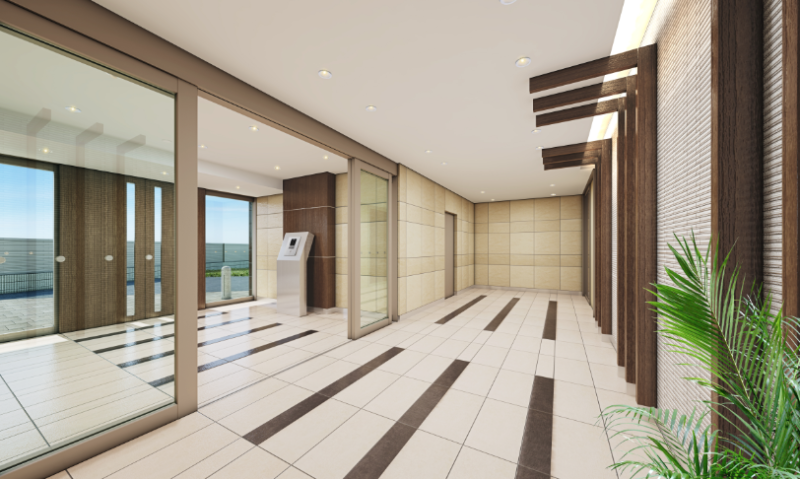 ファイル:シティライフ南安城ウィングコート エントランスホール .png