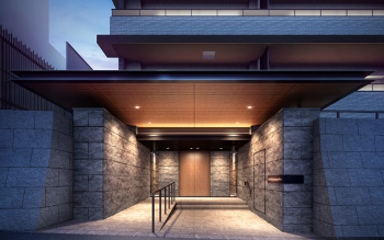 ドレッセ美しが丘フロント　エントランス外観完成予想CG