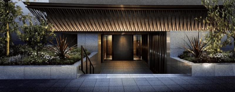 ファイル:パークホームズ三軒茶屋一丁目 エントエランスアプローチ完成予想図.png