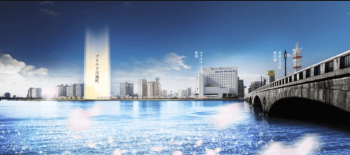 プラウド川端町　周辺写真CG合成