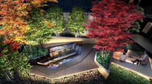 ヨコハマ シンミライ プロジェクト　水盤完成予想CG2