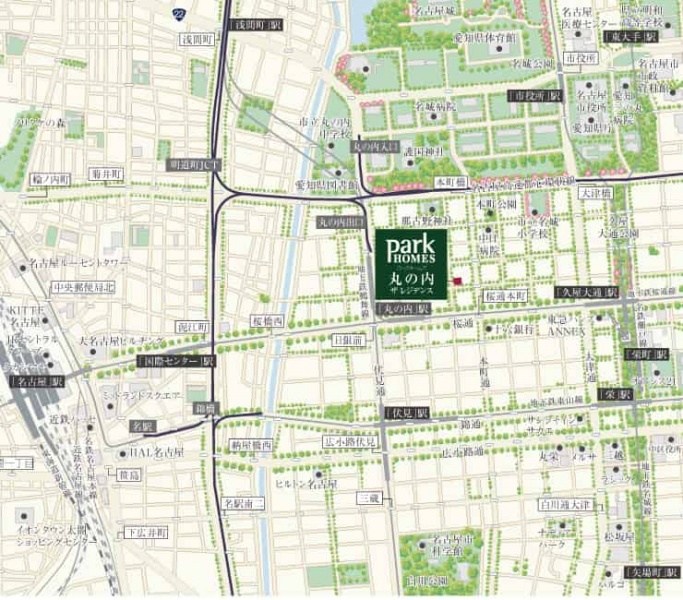 ファイル:現地案内図 丸の内161009.jpg