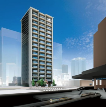 アネシア原 TOWER THE TERRACE　外観完成予想図