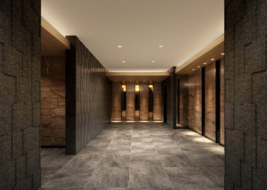 オープンレジデンシア品川中延ステーションフロント　エントランスホール完成予想図