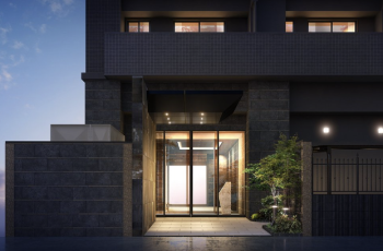 オープンレジデンシア春日原　エントエランスアプローチ完成予想図