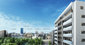 クリオ札幌北3条　外観完成予想図