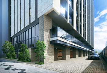 クリオ レジダンス八王子セントラルマークス　エントエランスアプローチ完成予想図1