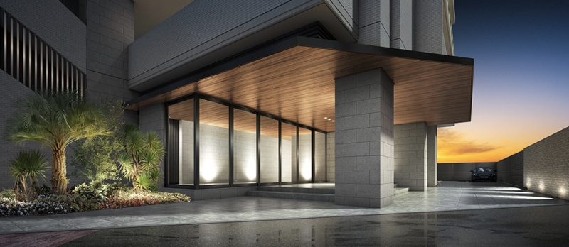 ファイル:ソルフィエスタ青砥 エントランス アプローチ完成予想CG.png