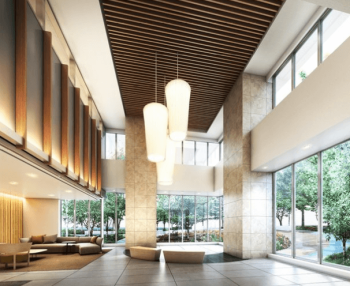 プレミストタワー新さっぽろ　エントランスホール完成予想図