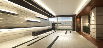 レ・ジェイド西明石　エントランスホール完成予想CG