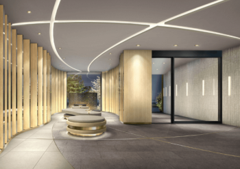 デュオヴェール栄　エントランスホール完成予想図