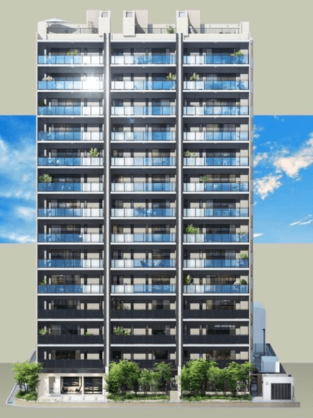 ファイル:リヴィエール行橋駅前ガーデンプレイス 外観完成予想図.png