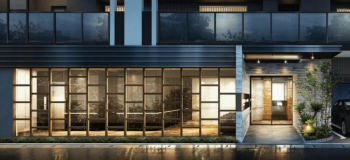 サンパーク中津駅南レジデンス　エントエランスアプローチ完成予想図