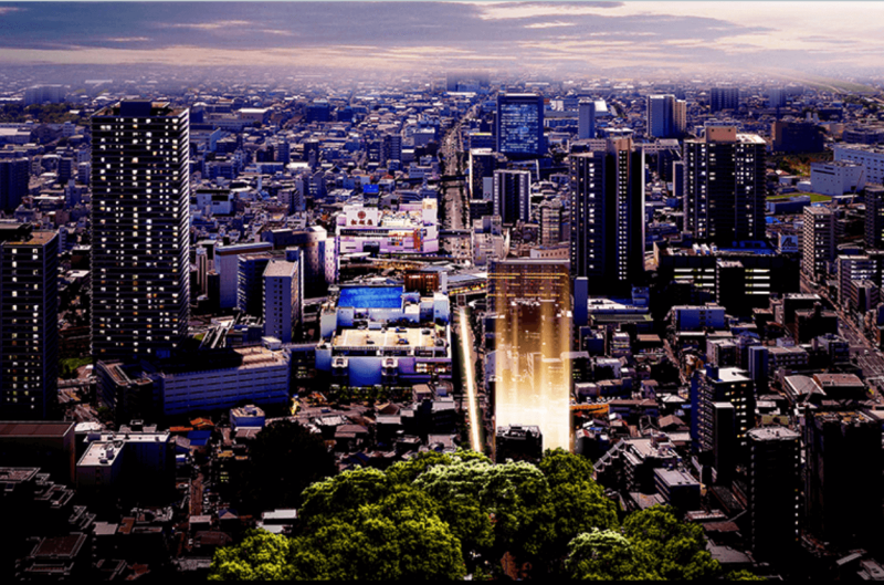 ファイル:ジオ高槻天神町 航空写真CG合成.png