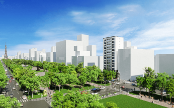 パークリュクス札幌大通公園　外観完成予想図