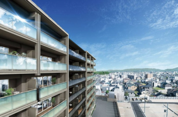 プレイズ旭前　外観完成予想CG