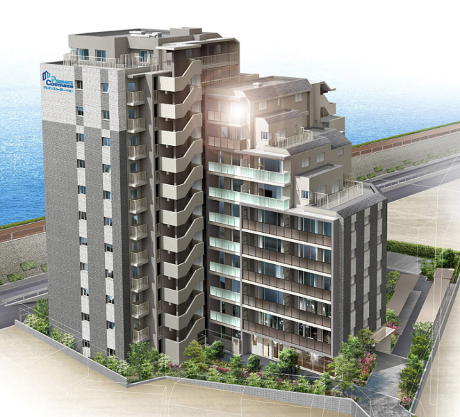 ファイル:プレサンス ロジェ 西葛西 外観完成予想CG.png