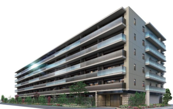 プレミスト平野背戸口レジデンス　外観完成予想図