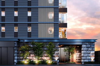 ローレルコート奈良三条宮前町　エントエランスアプローチ完成予想図