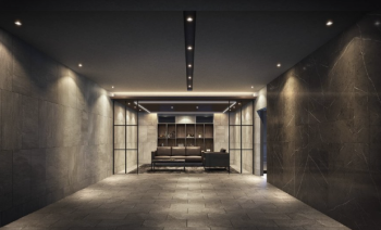 オーヴィジョン上熊本駅前　エントランスホール・ラウンジ完成予想図