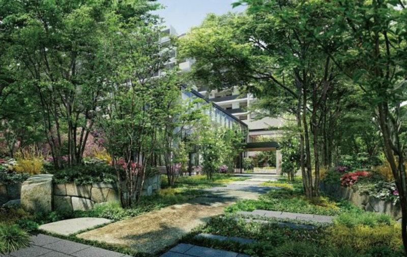 ファイル:グランドメゾン品川シーサイドの杜 エントランスアプローチ完成予想CG.png