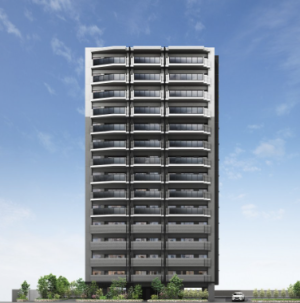 アメイズ佐賀城内ザ・プレイス　外観完成予想図