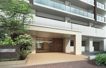 アルファステイツ高天　エントランスアプローチ完成予想図