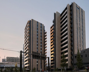 イニシア千住大橋ステーションフロント　外観完成予想図