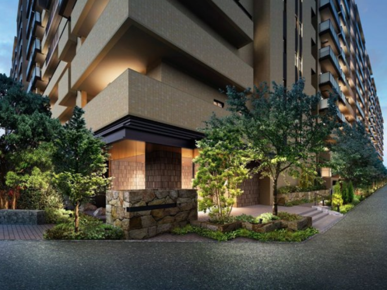 ファイル:エガオガオカ プロジェクト（リーフィアレジデンス橋本） サブエントランス完成予想図.png