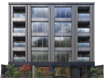 ジオ京都北山　　外観 エントランスアプローチ完成予想CG