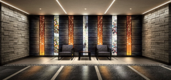 ネベル四条堀川　エントエランスホール完成予想図