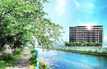 プラウド湘南藤沢ガーデン　外観完成予想CG