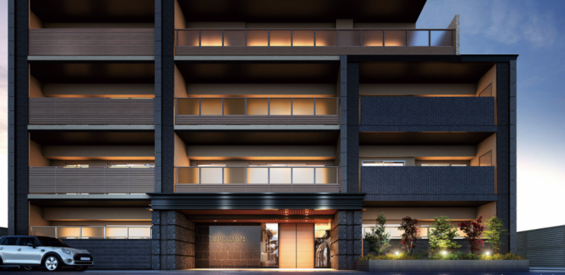 ファイル:プレサンス ロジェ 草津野村六丁目 エントランスアプローチ完成予想CG.png