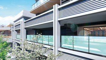 レ・ジェイド大和高田駅前　サブエントランスアプローチ完成予想図