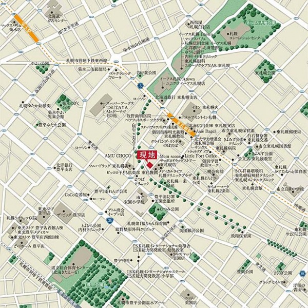 ファイル:現地案内図 東札幌 170404.jpg