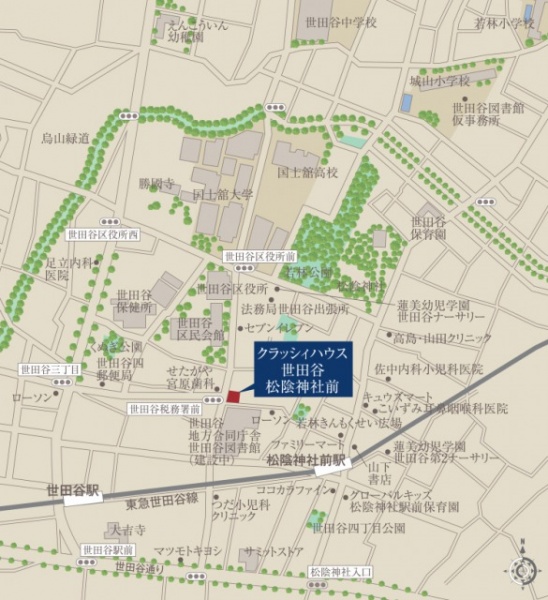 ファイル:現地案内図 松陰神社160927.jpg