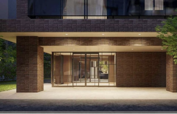 パークホームズ円山表参道フロント　エントエランスアプローチ完成予想図