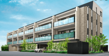 ピアース尾山台レジデンス　外観完成予想図