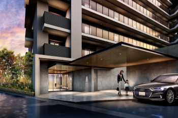 プラセシオン小幡ガーデン　エントランスアプローチ完成予想図