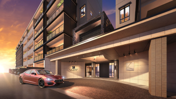 ライブスクエア光貞台　エントランスアプローチ完成予想図