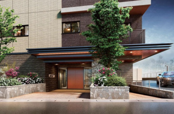 ルピアコート稲毛　エントランスアプローチ完成予想図