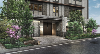 レーベン枚方岡南町 GRAN TERRACE　エントエランスアプローチ完成予想図