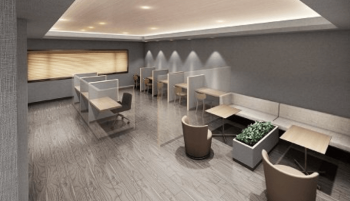 ヴェルディ天神川駅前　ワーク&スタディラウンジ完成予想図