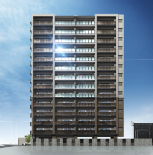 オーヴィジョン古賀駅　外観完成予想図2