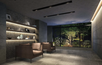 オーヴィジョン白木原駅　ラウンジ完成予想図