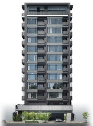 グランドメゾン大濠公園2020　外観完成予想CG