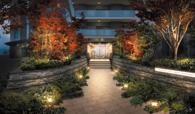 ファイル:サーパス ザ・タワー宇都宮 エントエランスアプローチ完成予想図.png